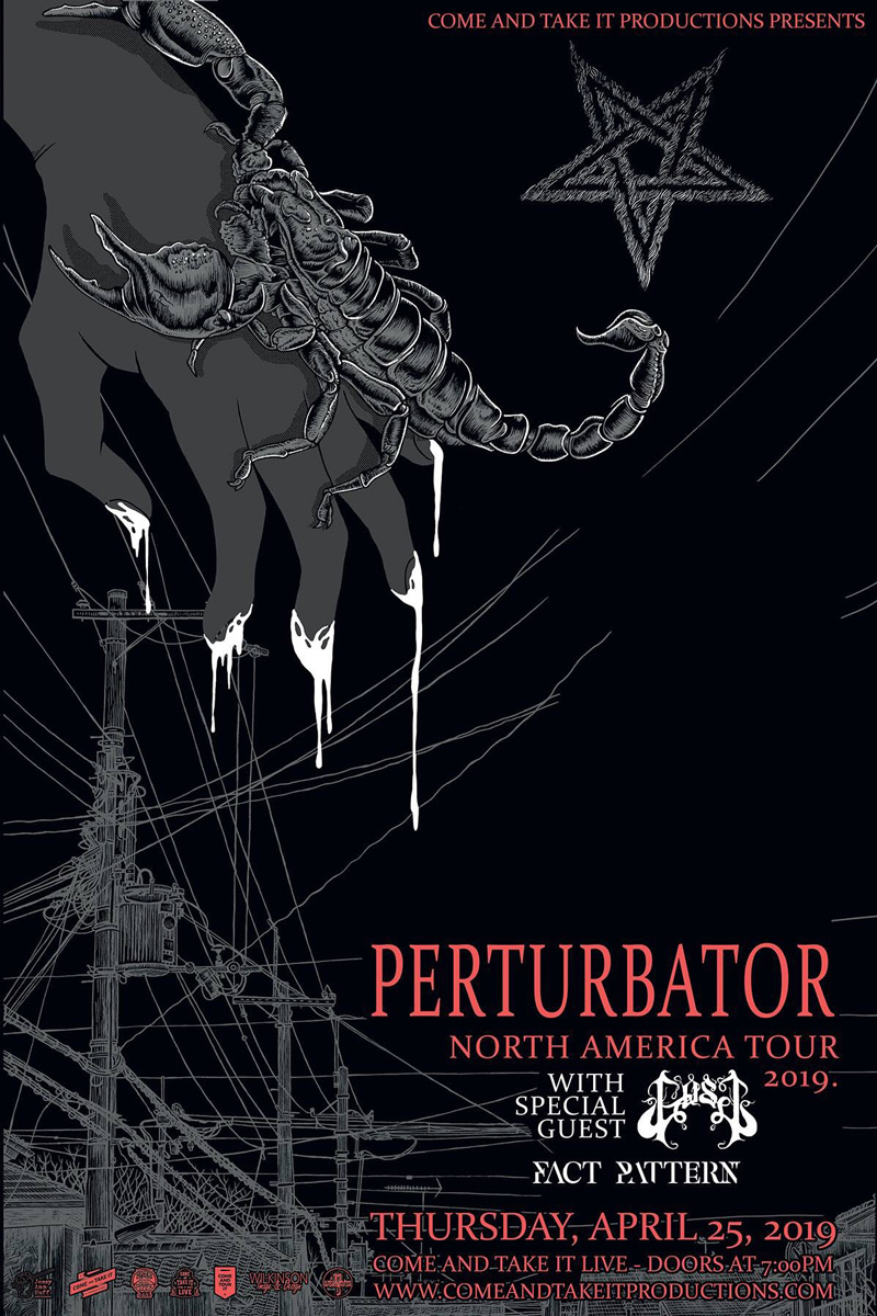 Perturbator, Gost, and Fact Pattern at Come and Take It Live, Austin, TX