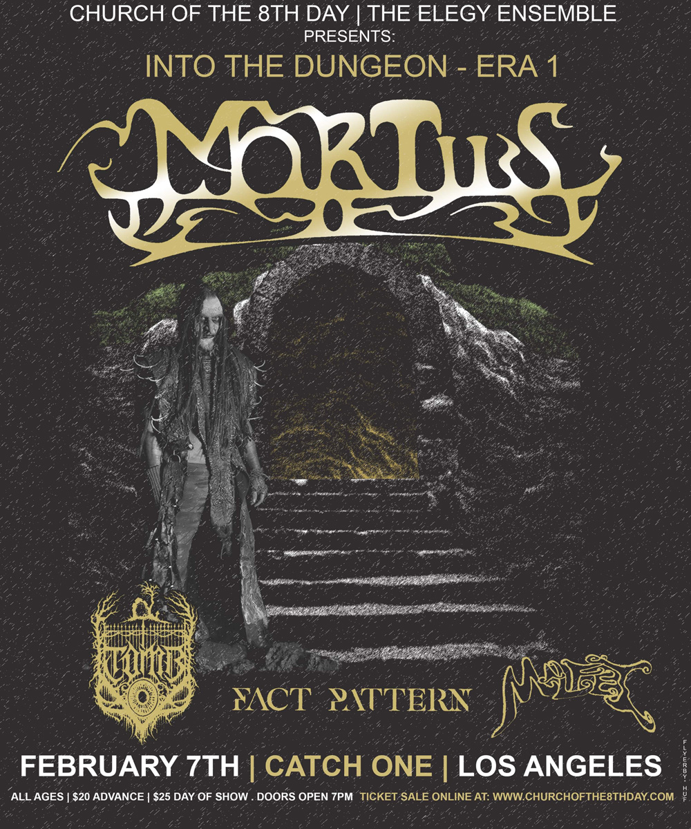 Mortiis, TOMB, Fact Pattern, and Malfet at The Catch One in Los Angeles, CA