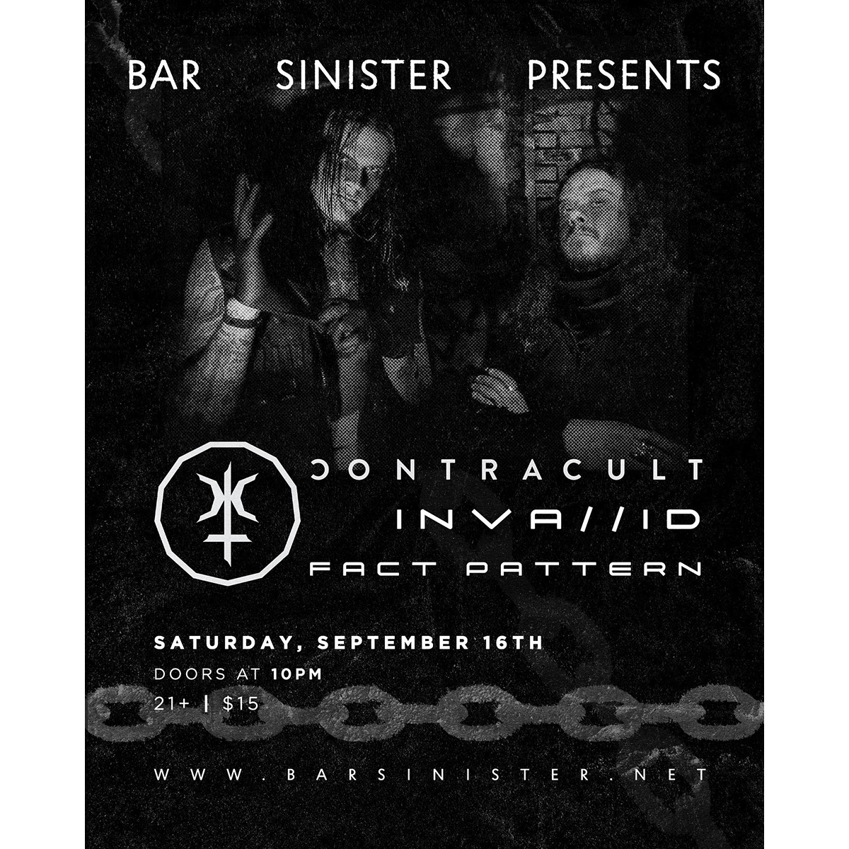 Contracult, Invalid, and Fact Pattern at Bar Sinister in Hollywood, CA