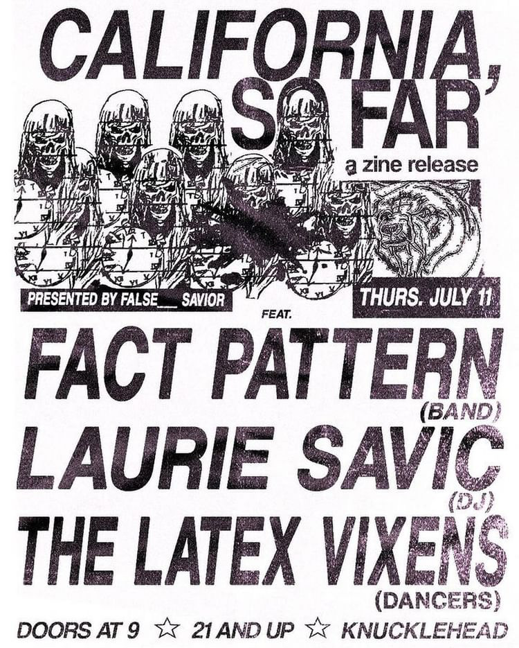 Fact Pattern, Laurie Savic, and The Latex Vixens at Knucklehead Bar in Hollywood, CA